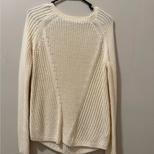 H&M Women's Cream Knit Sweater